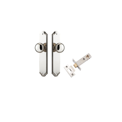 Cambridge Knob Shouldered Polished Nickel Passage Kit