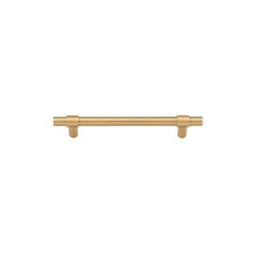 Helsinki Cabinet Pull Brushed Brass CTC 128mm