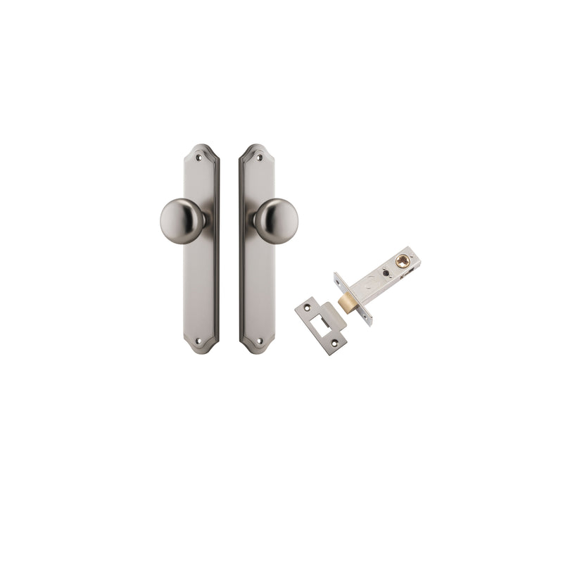 Cambridge Knob Shouldered Satin Nickel Passage Kit