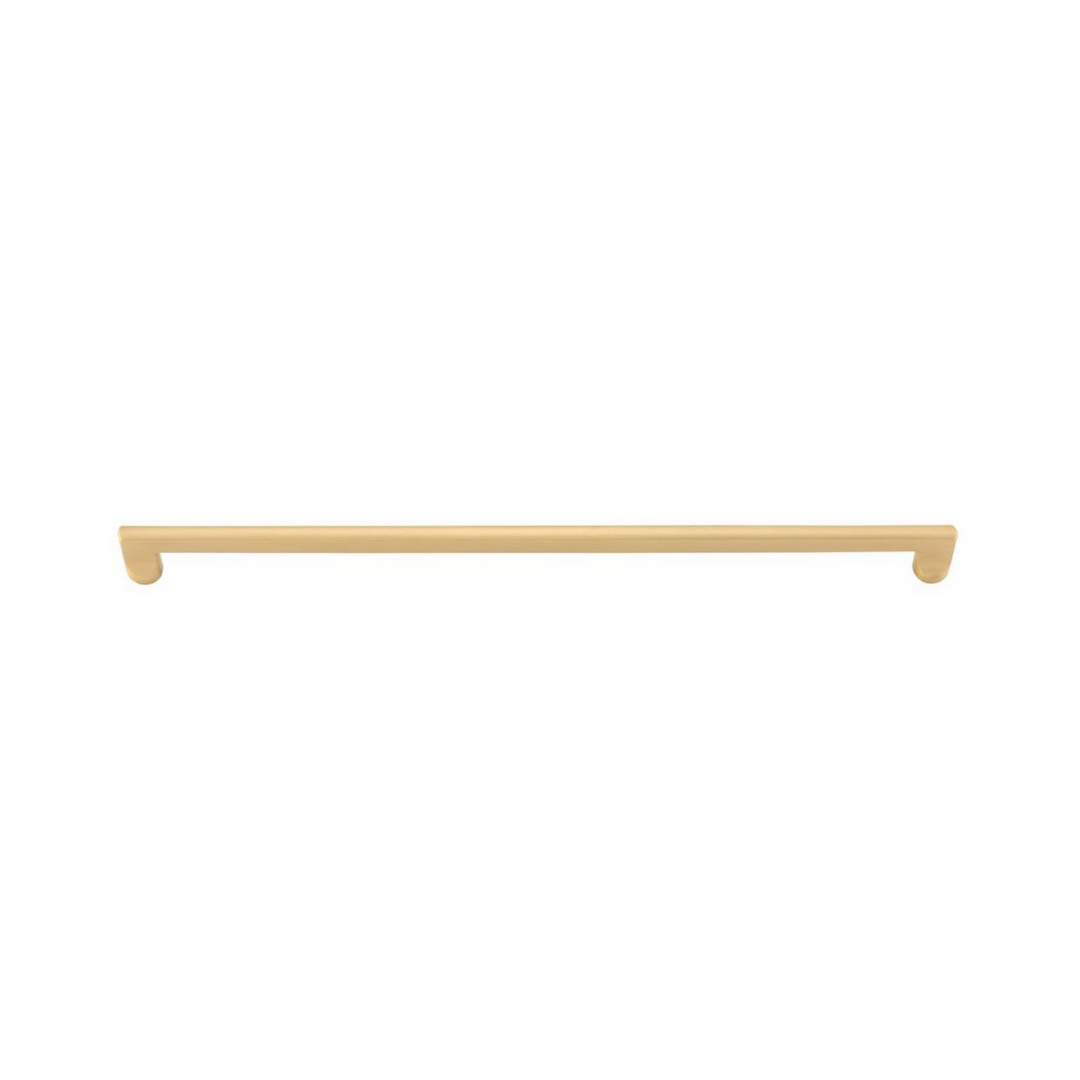 Baltimore Cabinet Pull Brushed Brass CTC 450mm