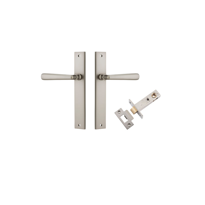 Copenhagen Lever Rectangular Satin Nickel Passage Kit