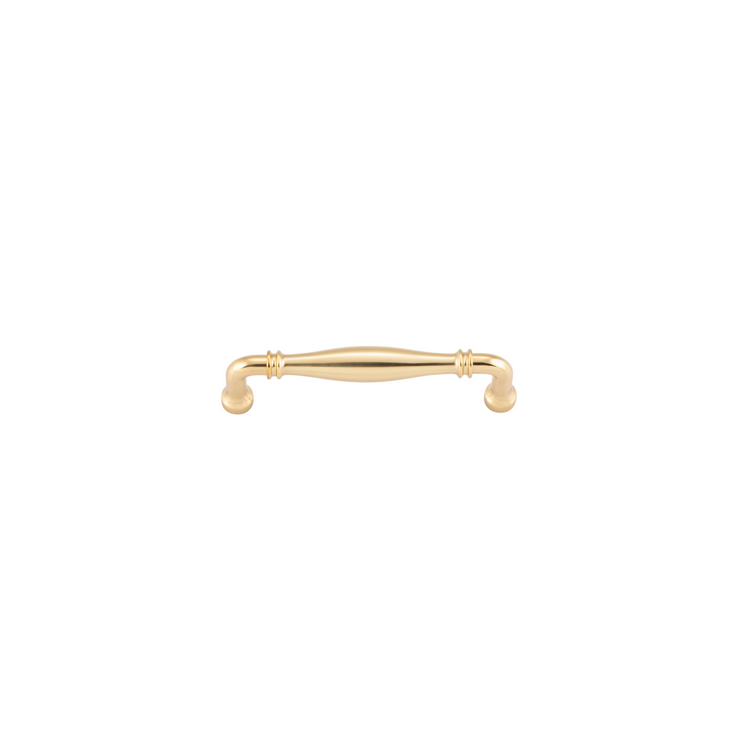 Sarlat Cabinet Pull Polished Brass CTC 128mm