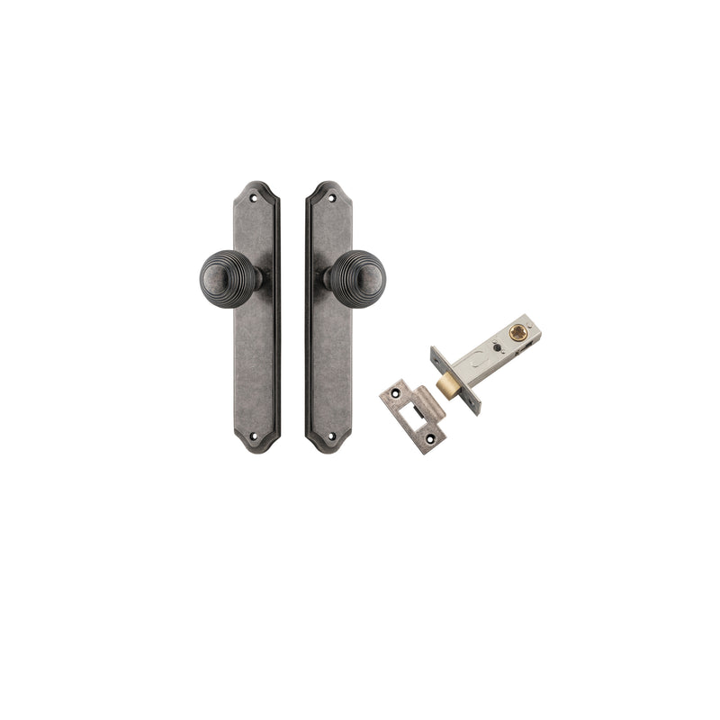 Guildford Knob Shouldered Distressed Nickel Passage Kit