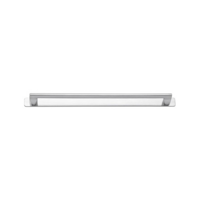 Baltimore Cabinet Pull with Backplate Brushed Chrome CTC 320mm