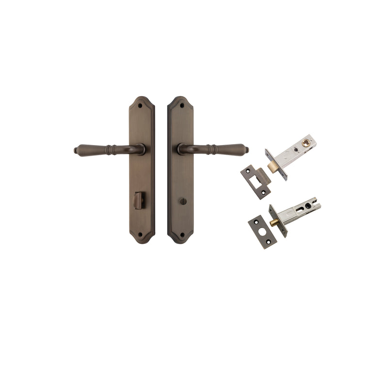 Sarlat Lever Shouldered Signature Brass Privacy Kit