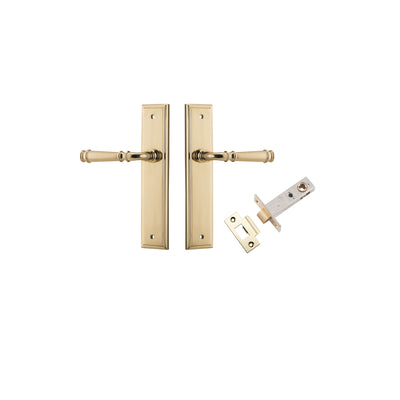 Verona Lever Stepped Polished Brass Passage Kit