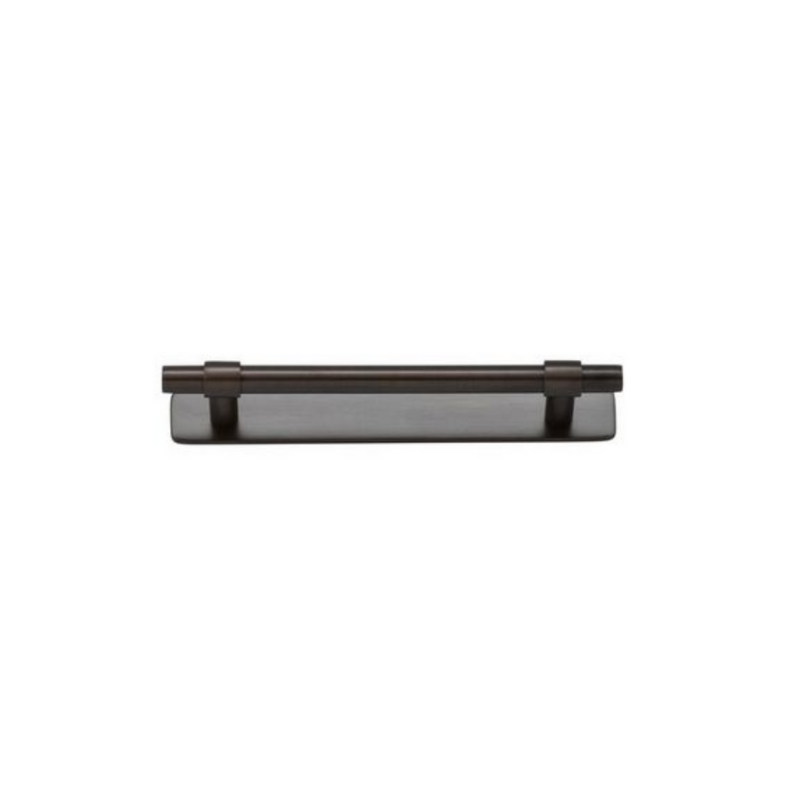 Helsinki Cabinet Pull with Backplate Signature Brass CTC 128mm