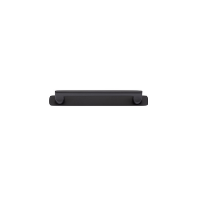 Baltimore Cabinet Pull with Backplate Matt Black CTC 160mm