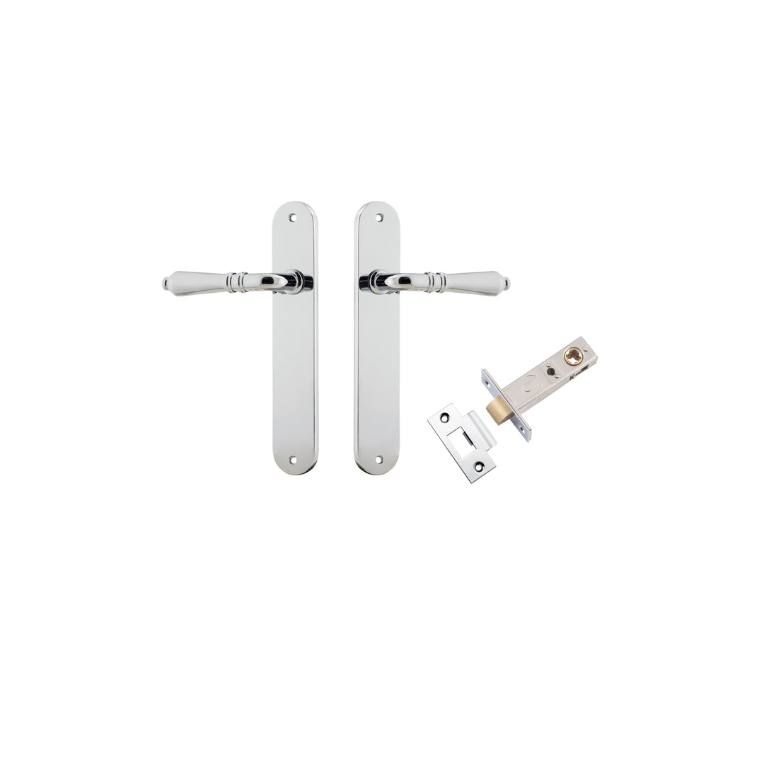 Sarlat Lever Oval Polished Chrome Passage Kit
