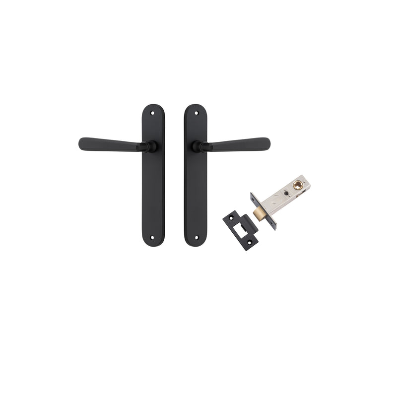 Copenhagen Lever Oval Matt Black Passage Kit