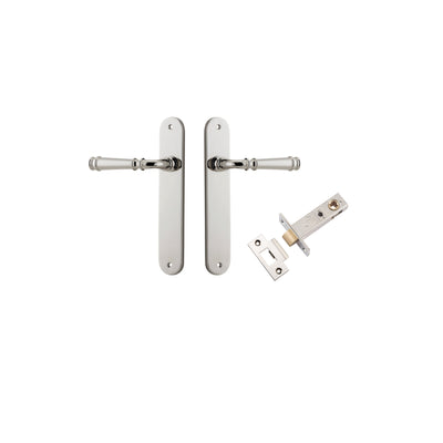 Verona Lever Oval Polished Nickel Passage Kit