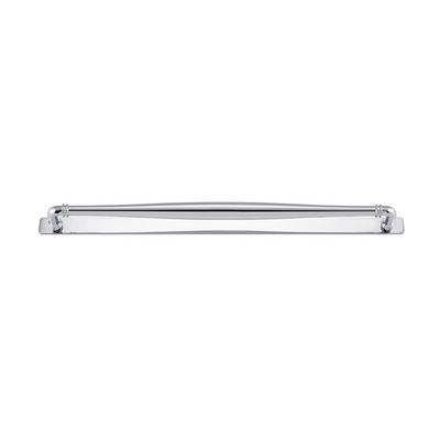 Sarlat Cabinet Pull with Backplate Polished Chrome CTC 450mm