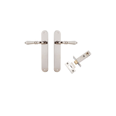 Sarlat Lever Oval Polished Nickel Passage Kit