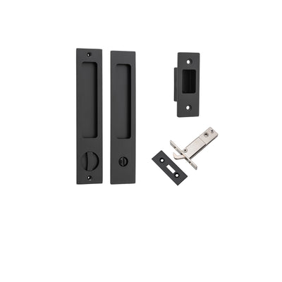 Sliding Door Privacy Kit Rectangular Matt Black