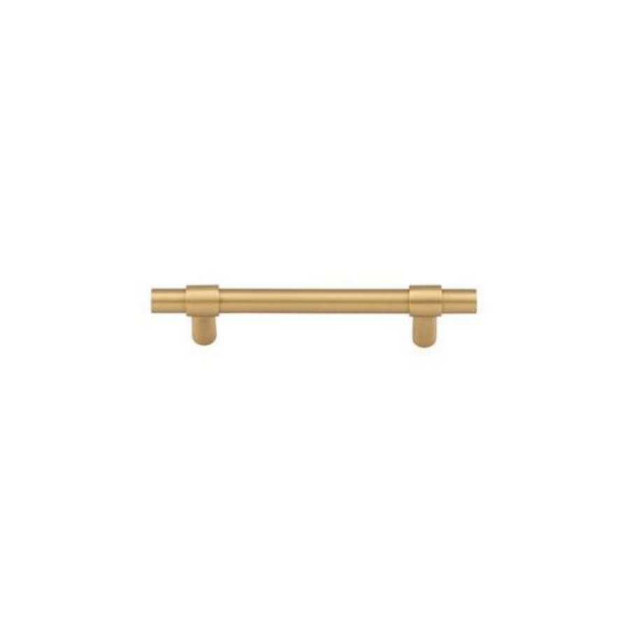 Helsinki Cabinet Pull Brushed Brass CTC 96mm