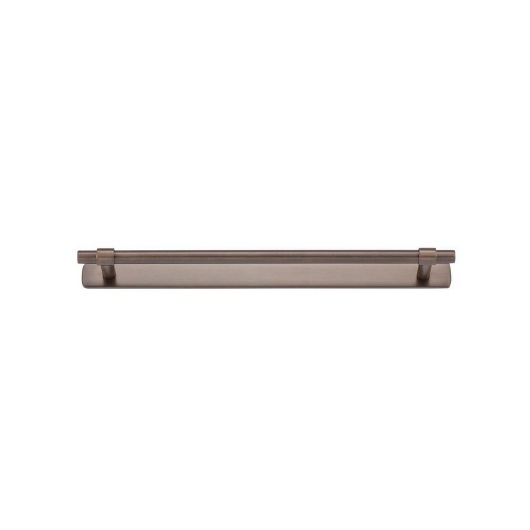 Helsinki Cabinet Pull with Backplate Signature Brass CTC 256mm