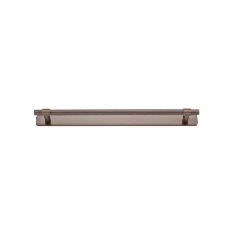 Helsinki Cabinet Pull with Backplate Signature Brass CTC 256mm