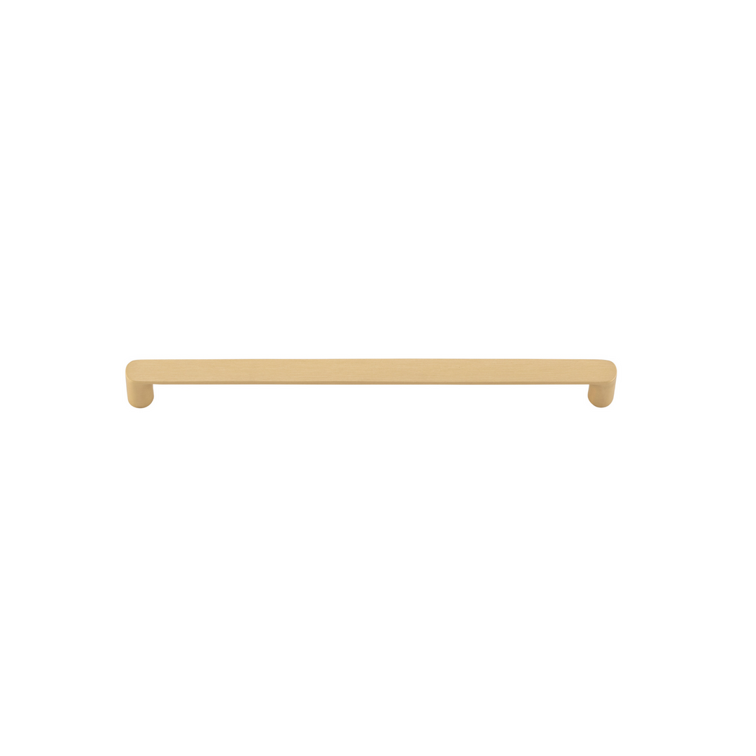 Osaka Cabinet Pull Brushed Brass CTC 256mm