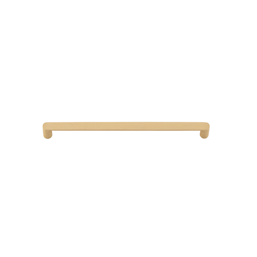 Osaka Cabinet Pull Brushed Brass CTC 256mm