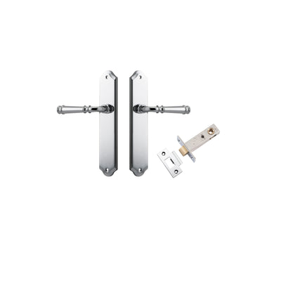 Verona Lever Shouldered Polished Chrome Passage Kit