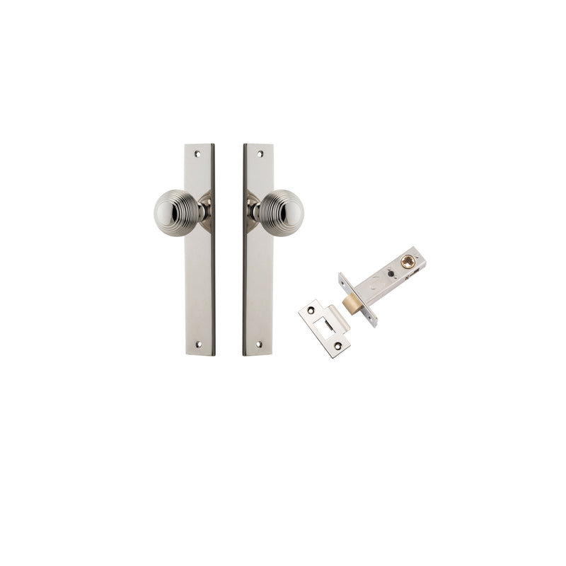 Guildford Knob Rectangular Polished Nickel Passage Kit