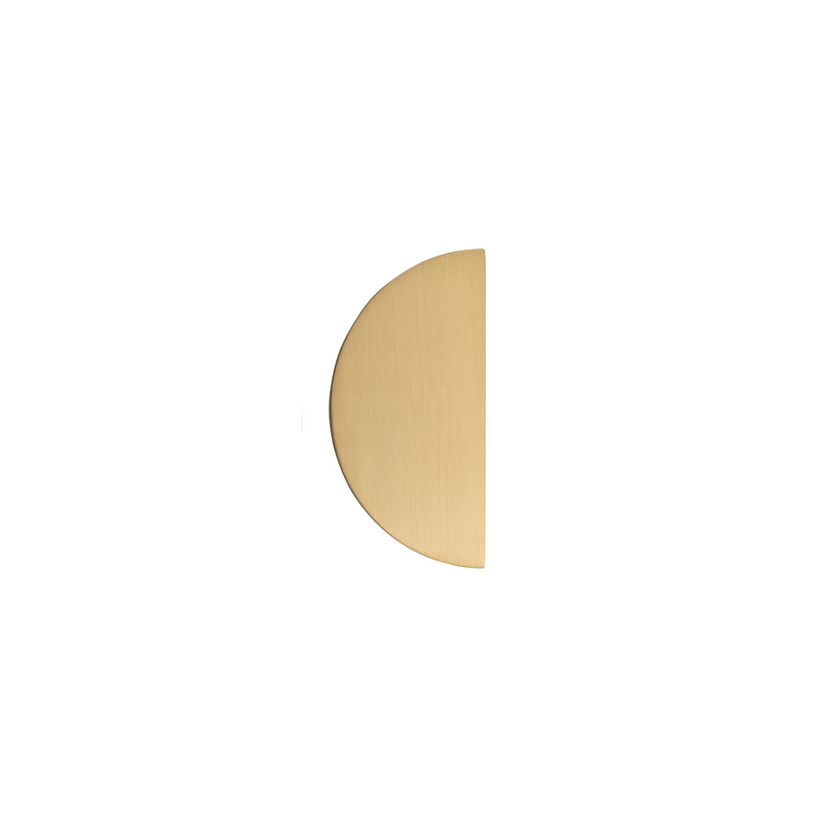 Osaka Cupboard Half Moon Pull Brushed Brass