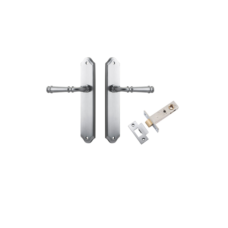 Verona Lever Shouldered Brushed Chrome Passage Kit