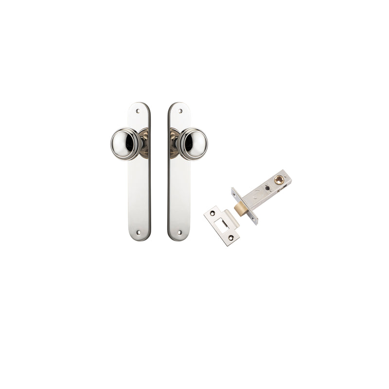 Paddington Knob Oval Polished Nickel Passage Kit