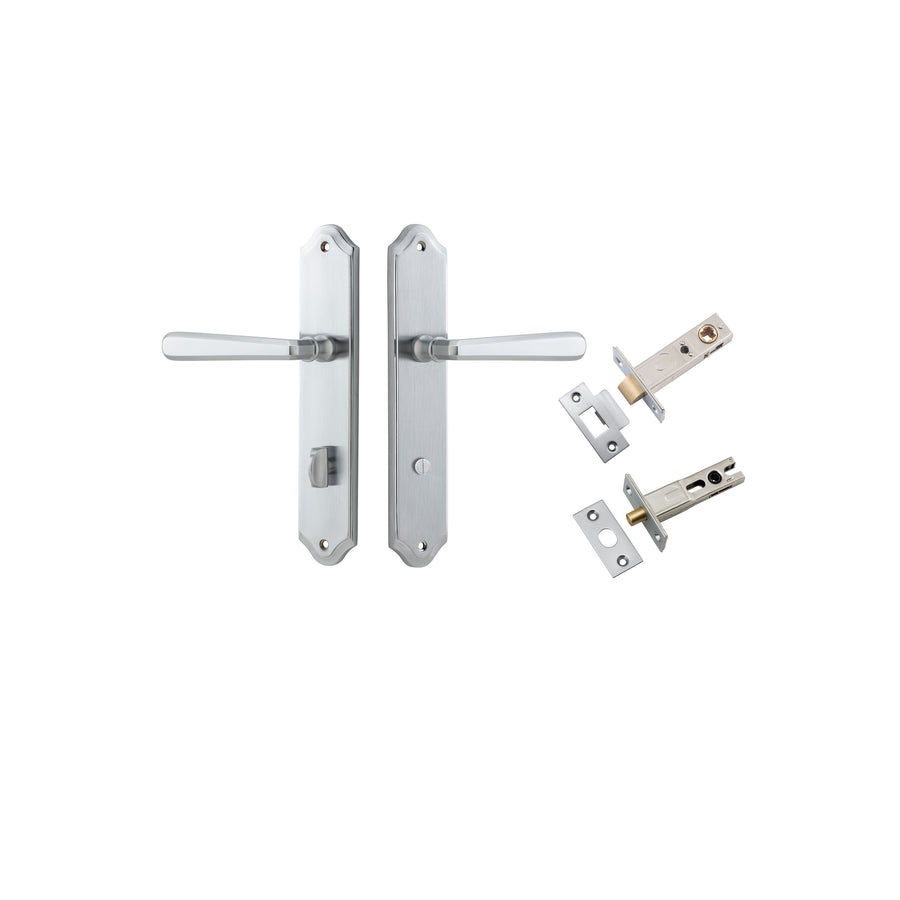 Copenhagen Lever Shouldered Brushed Chrome Privacy Kit