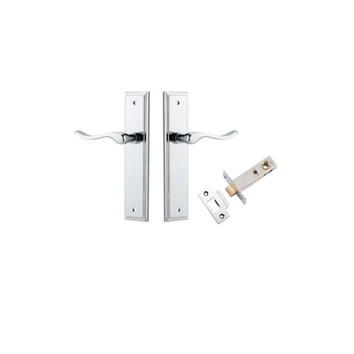 Stirling Lever Stepped Polished Chrome Passage Kit