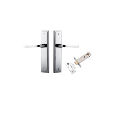 Annecy Lever Stepped Polished Chrome Passage Kit