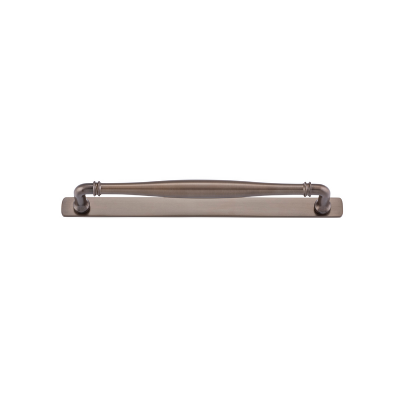 Sarlat Cabinet Pull with Backplate Signature Brass CTC 256mm