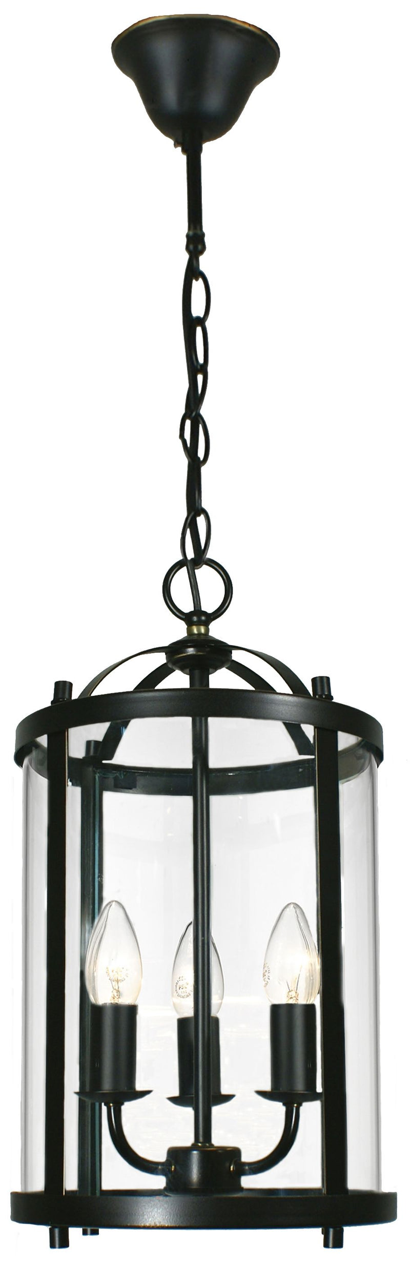 Manor Medium 3 Light Pendant Bronze