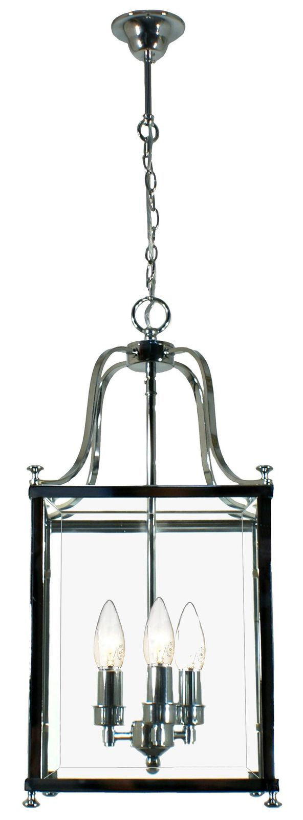 Michigan Medium 3 Light Pendant Chrome