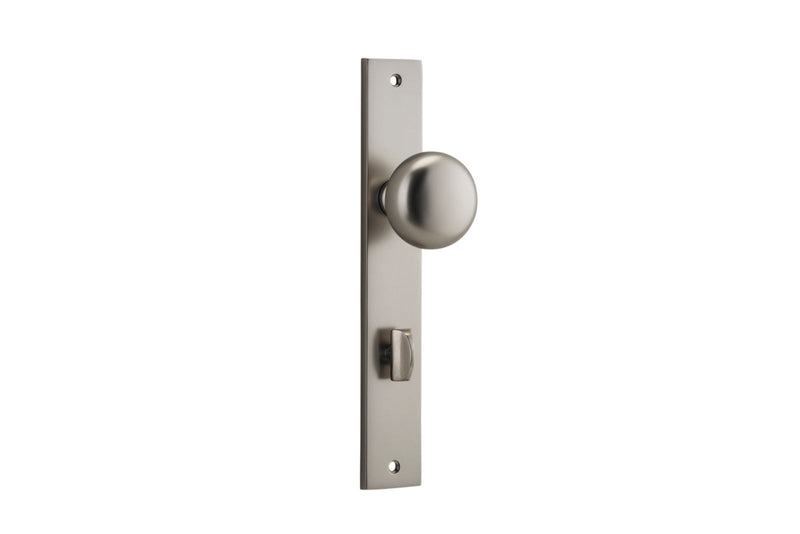 Cambridge Knob Rectangular Satin Nickel