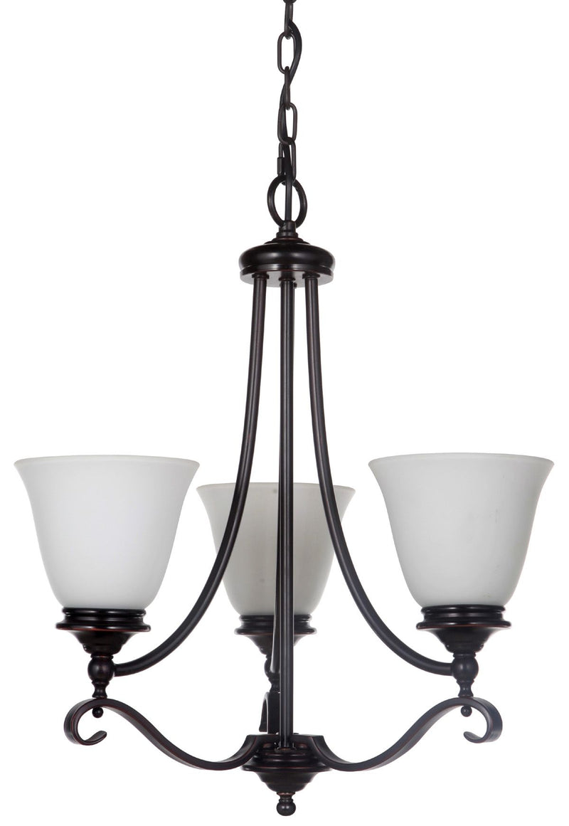 Dallas 3 Light Pendant Bronze