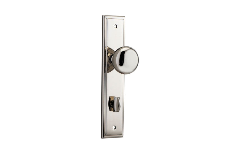 Cambridge Knob Stepped Polished Nickel