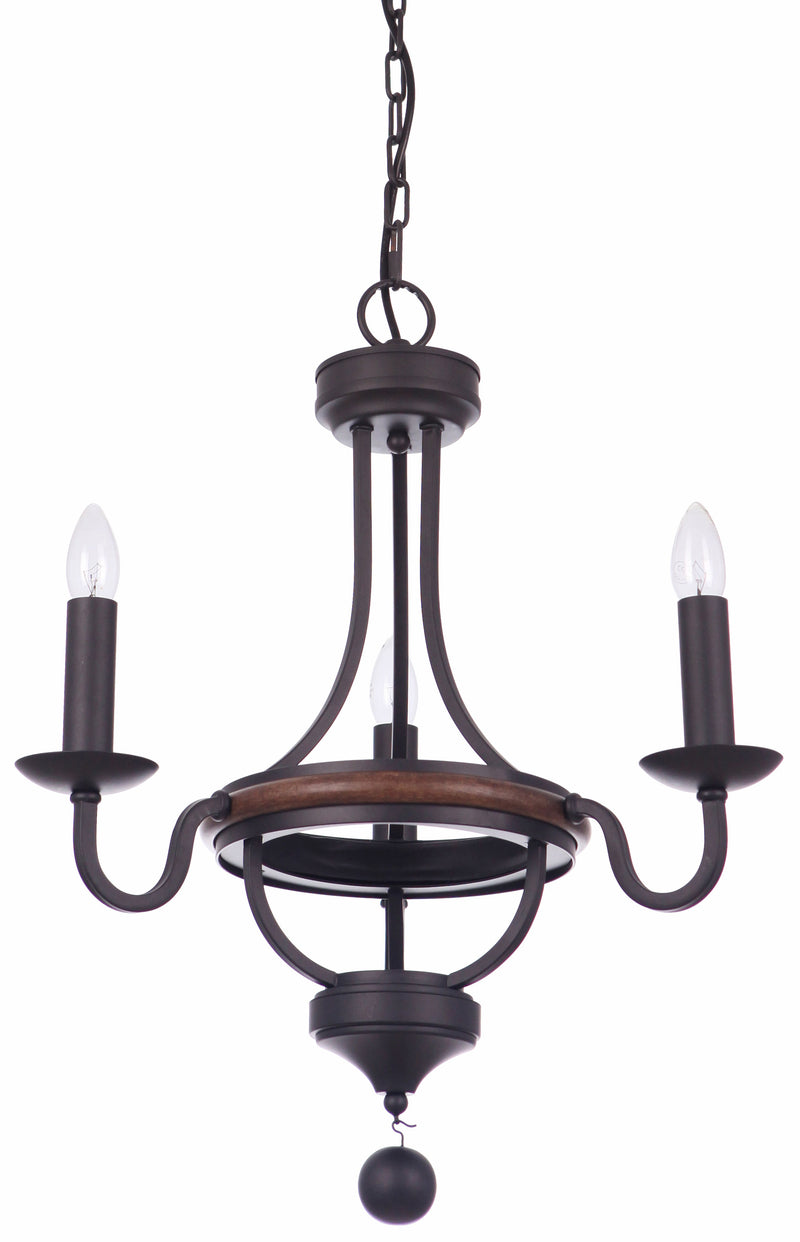 Lakewood 3 Light Pendant Bronze