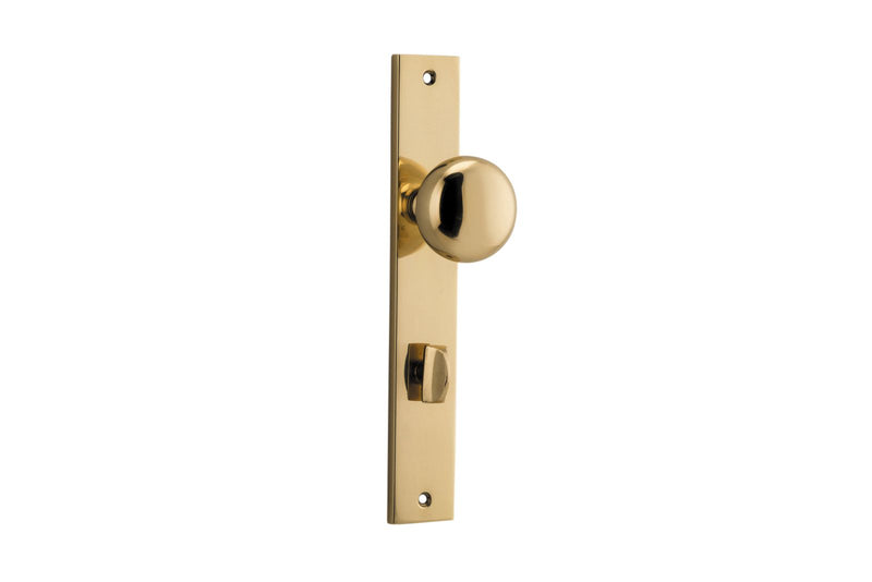 Cambridge Knob Rectangular Polished Brass