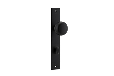 Cambridge Knob Rectangular Matt Black