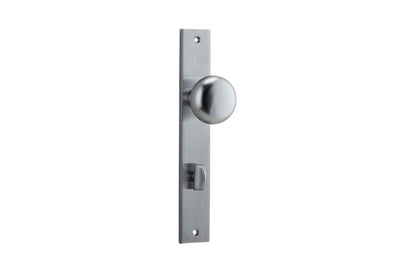 Cambridge Knob Rectangular Brushed Chrome