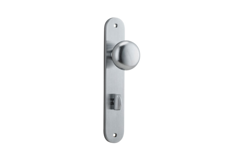 Cambridge Knob Oval Brushed Chrome