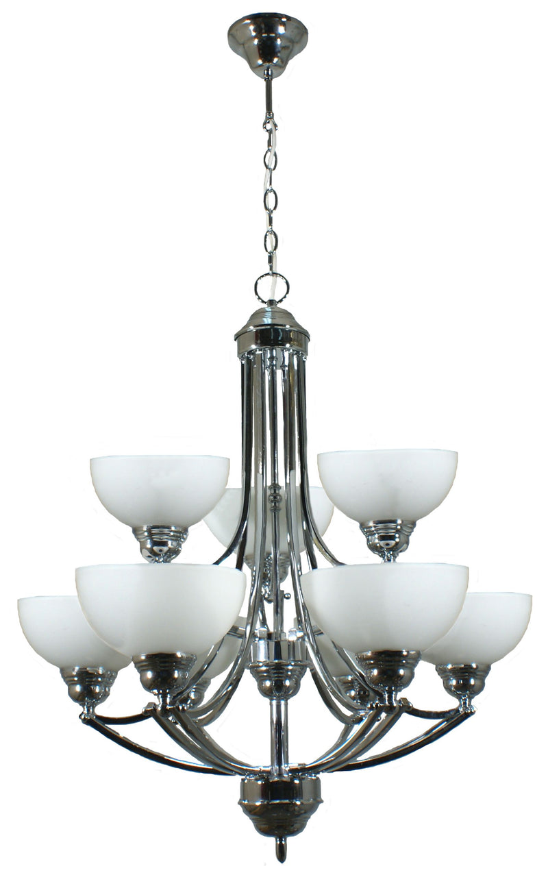 Houston 9 Light (6+3) Pendant Chrome