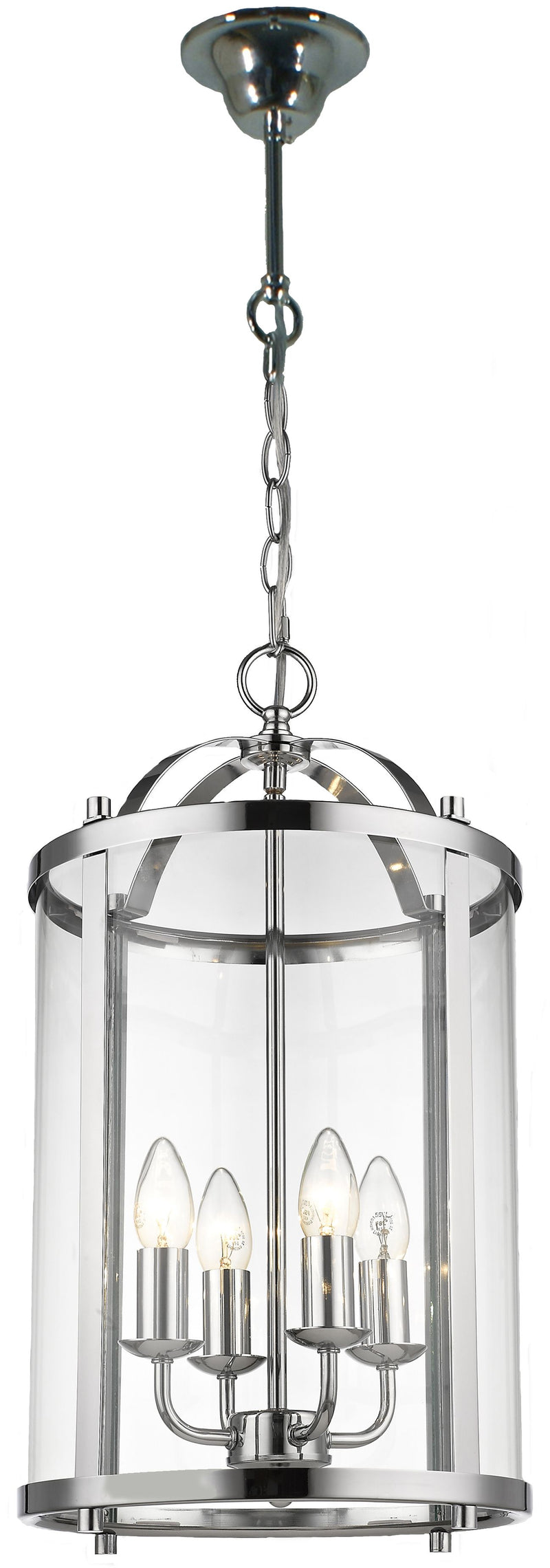 Manor Large 4 Light Pendant Chrome