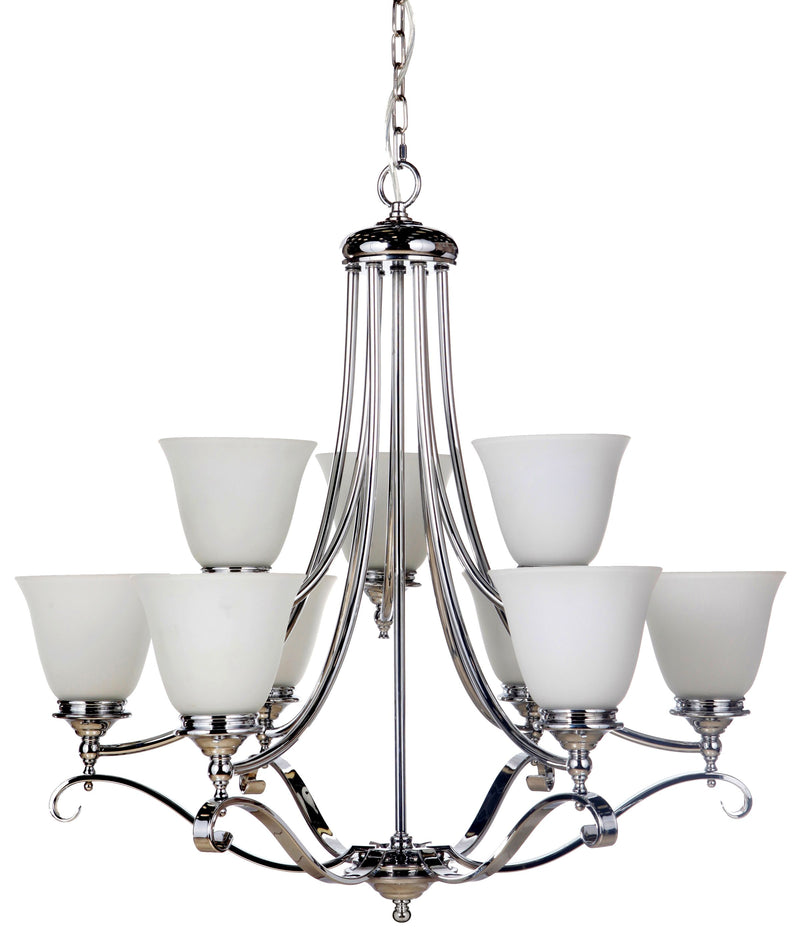 Dallas 9 Light (6+3) Pendant Chrome