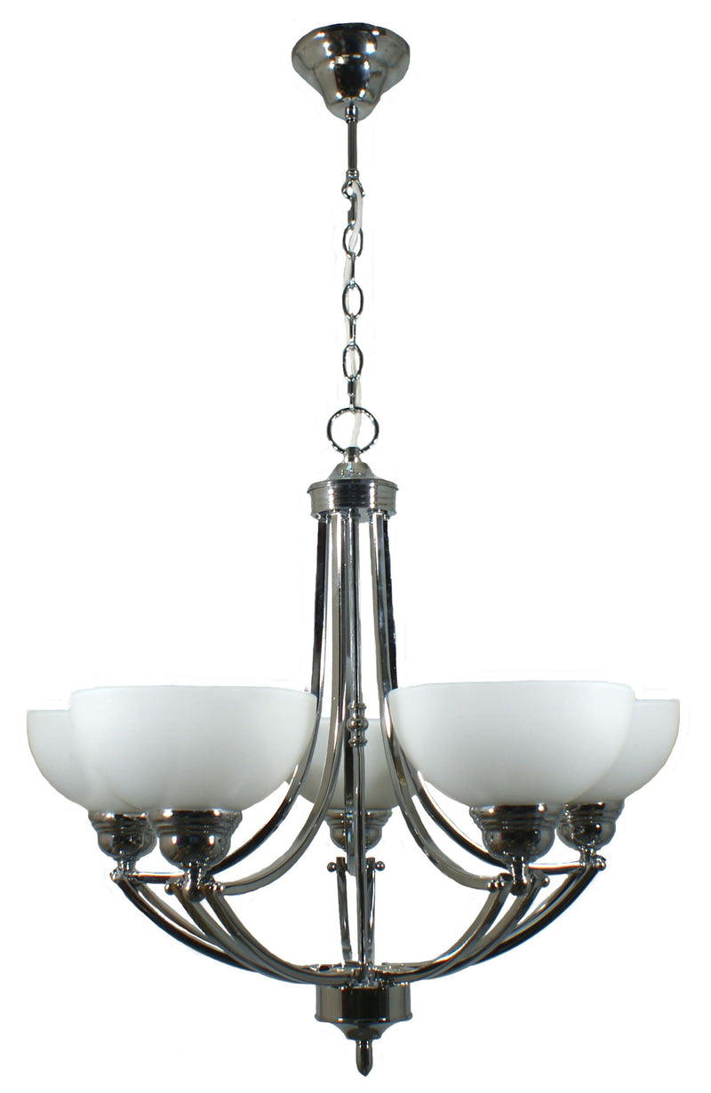 Houston 5 Light Pendant Chrome