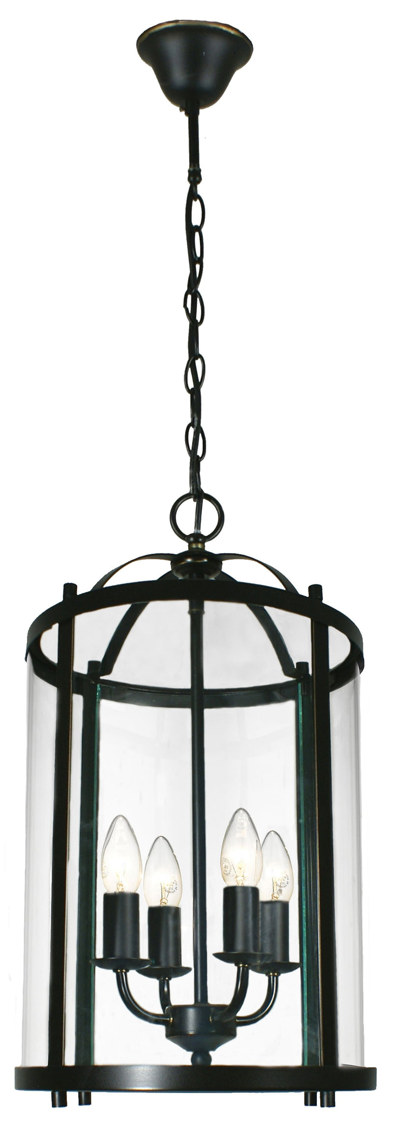 Manor Large 4 Light Pendant Bronze