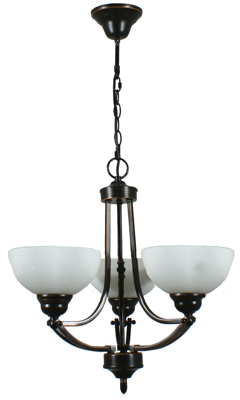 Houston 3 Light Pendant Bronze