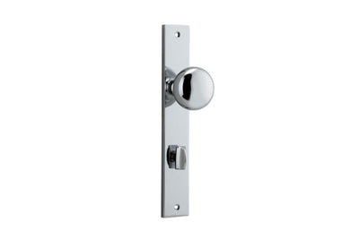 Cambridge Knob Rectangular Polished Chrome