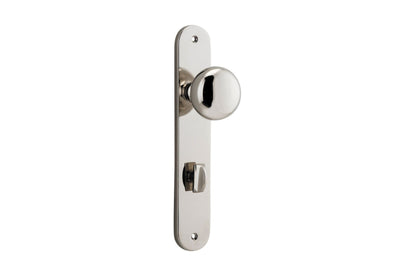 Cambridge Knob Oval Polished Nickel